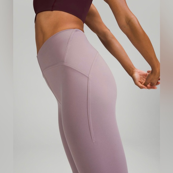 Lululemon Get in Line SHR Tight 28” Super Hi Rise Violet Verbena. - Picture 3 of 4